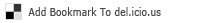 Add Bookmark To Del.icio.us