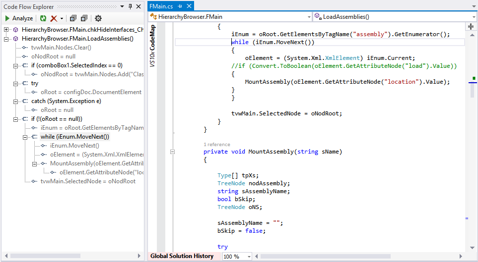 The CodeSMART Code Flow Explorer